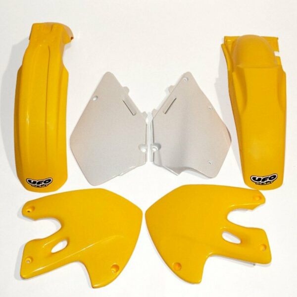 UFO Plastic Kit OEM Color Yellow/White Suzuki RM125/250 (SUKIT400@999)