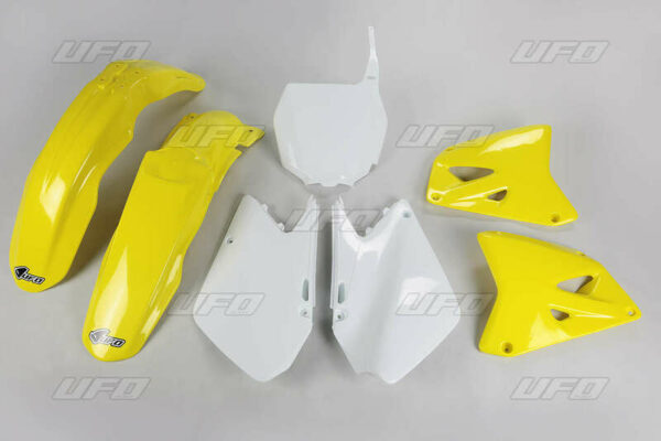 UFO Plastic Kit OEM Color Yellow/White Suzuki RM125/250 (SUKIT402@999)