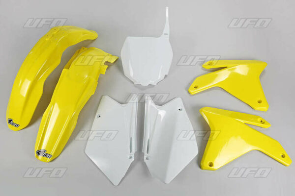 UFO Plastic Kit OEM Color Yellow/White Suzuki RM-Z450 (SUKIT404@999)