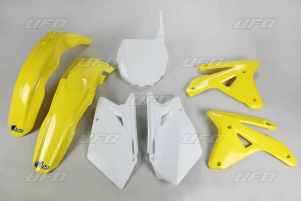 UFO Plastic Kit OEM Color Yellow/White Suzuki RM-Z450 (SUKIT408@999)