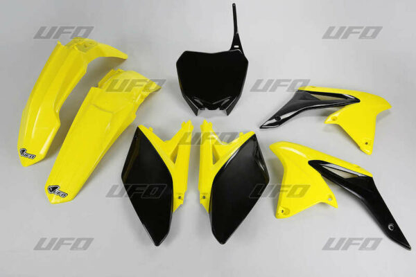 UFO Plastic Kit OEM Color Yellow/Black Suzuki RM-Z250 (SUKIT413@999)