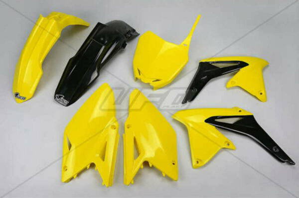 UFO Plastic Kit OEM Color (2014) Yellow/Black Suzuki RM-Z450 (SUKIT417@999)