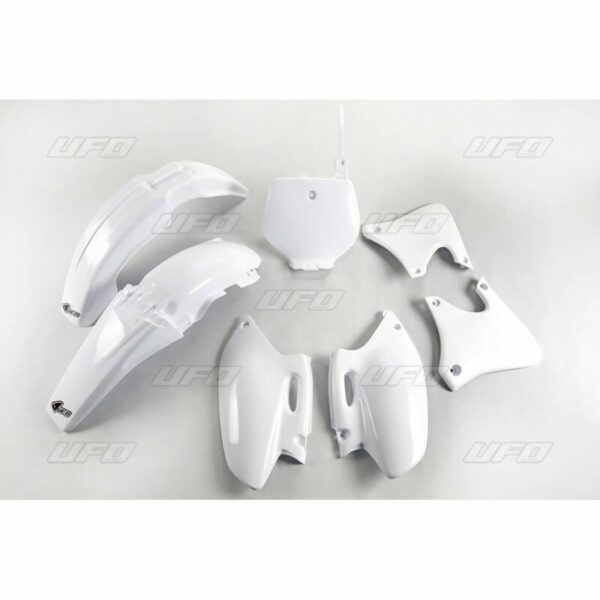UFO Plastic Kit OEM Color White (98) Yamaha YZ400F (YAKIT290@999W)