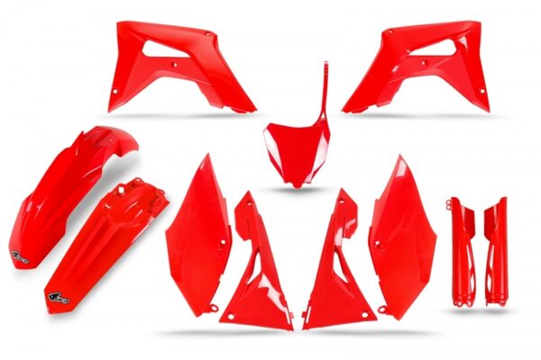 UFO Plastics Kit Red - Honda (HOKIT126@111)