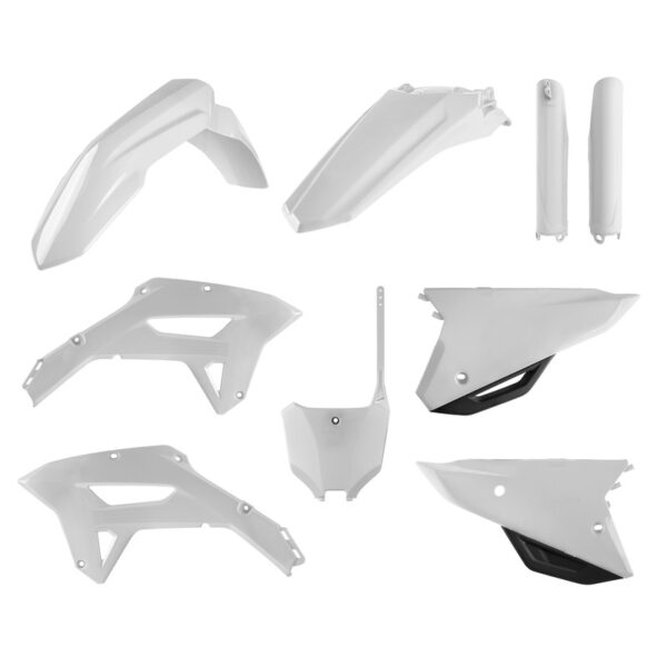 POLISPORT Plastic Kit - White (21-22) Honda CRF450RX (91093)