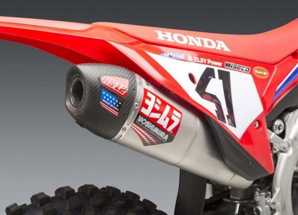 YOSHIMURA RS-12 Signature Series Silencer Stainless Steel/Carbon - Honda CRF250R/RX (228452S320)
