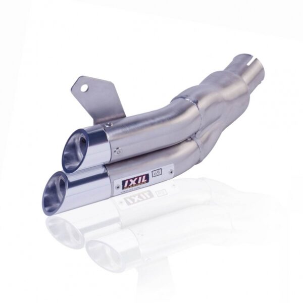IXIL Dual Hyperlow L2X Silencer Stainless Steel / Aluminium polished (170-899)
