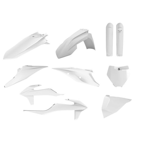 POLISPORT Plastic Kit White - KTM SX/SX-F (91013)