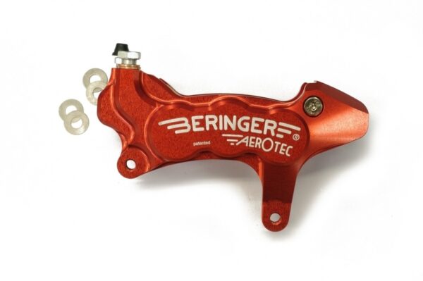 BERINGER Aerotec® Left Axial Brake Caliper 6 Pistons Ø27mm Red (S11AR-S)